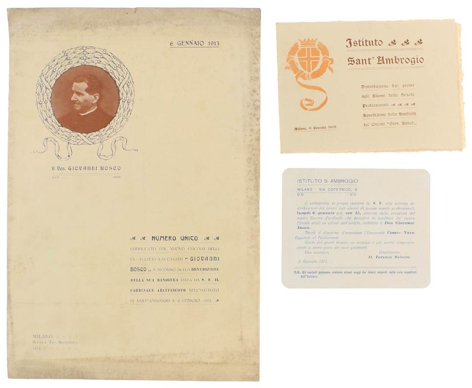 ISTITUTO SANT'AMBROGIO: Numero Unico a ricordo della benedizione della bandiera.