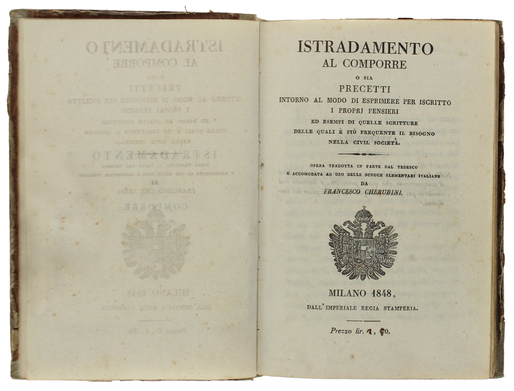 ISTRADAMENTO AL COMPORRE o sia, Precetti intorno al modo di …