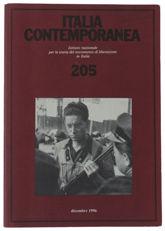 ITALIA CONTEMPORANEA n. 205 - dicembre 1996