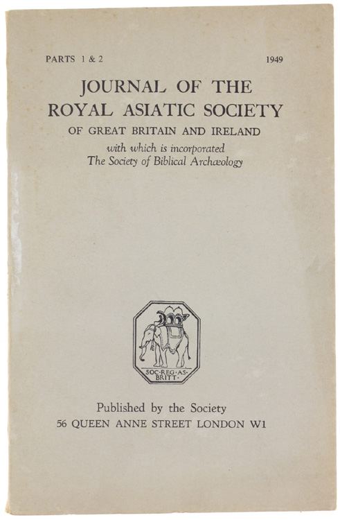 JOURNAL OF THE ROYAL ASIATIC SOCIETY OF GREAT BRITAIN AND …