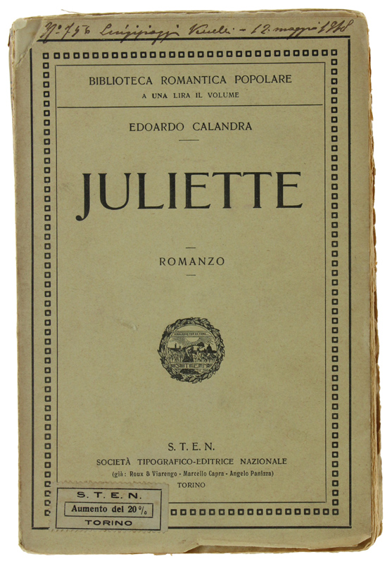 JULIETTE - Romanzo