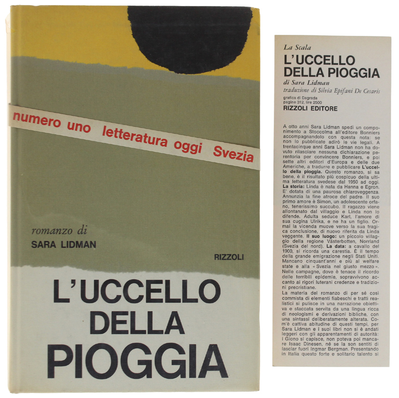 L'UCCELLO DELLA PIOGGIA [1a edizione italiana, ottimo]