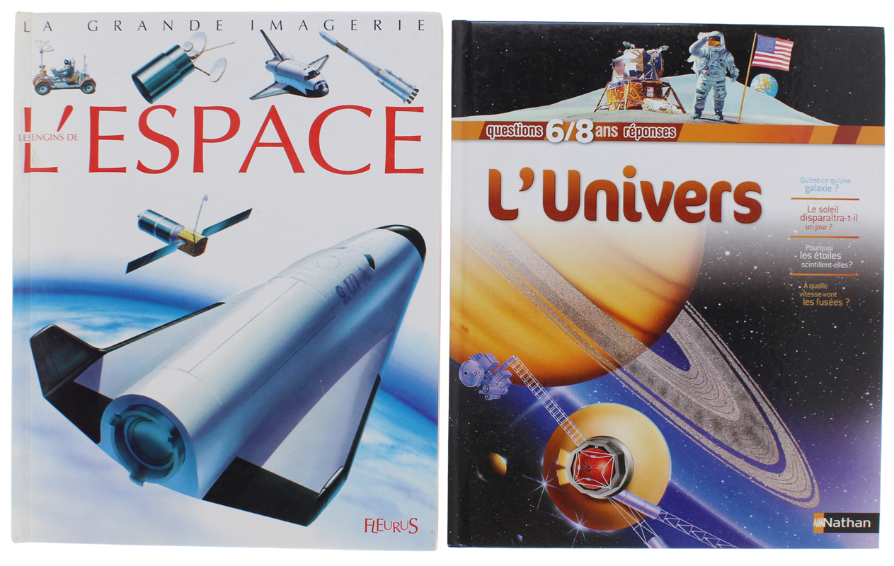 L'UNIVERS + LES ENGINS DE L'ESPACE [offre de 2 volumes …