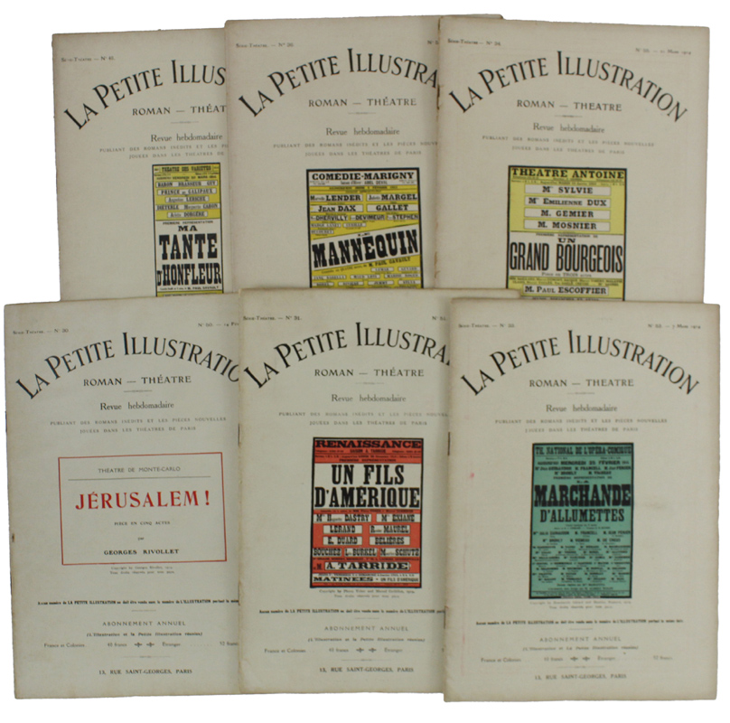 LA PETITE ILLUSTRATION 1914 Roman - Théâtre - Revue hebdomadaire. …