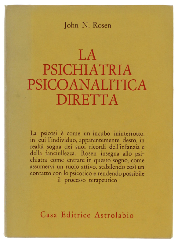 LA PSICHIATRIA PSICOANALITICA DIRETTA