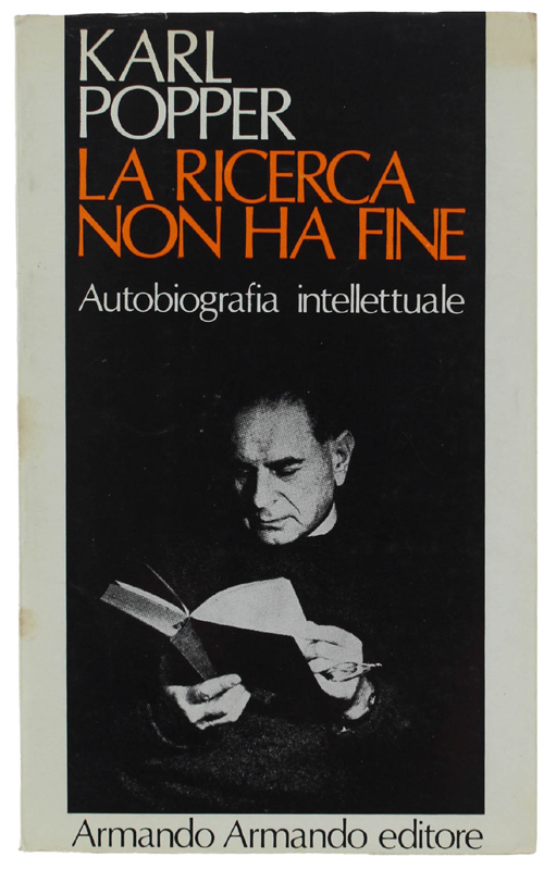LA RICERCA NON HA FINE. Autobiografia intellettuale.