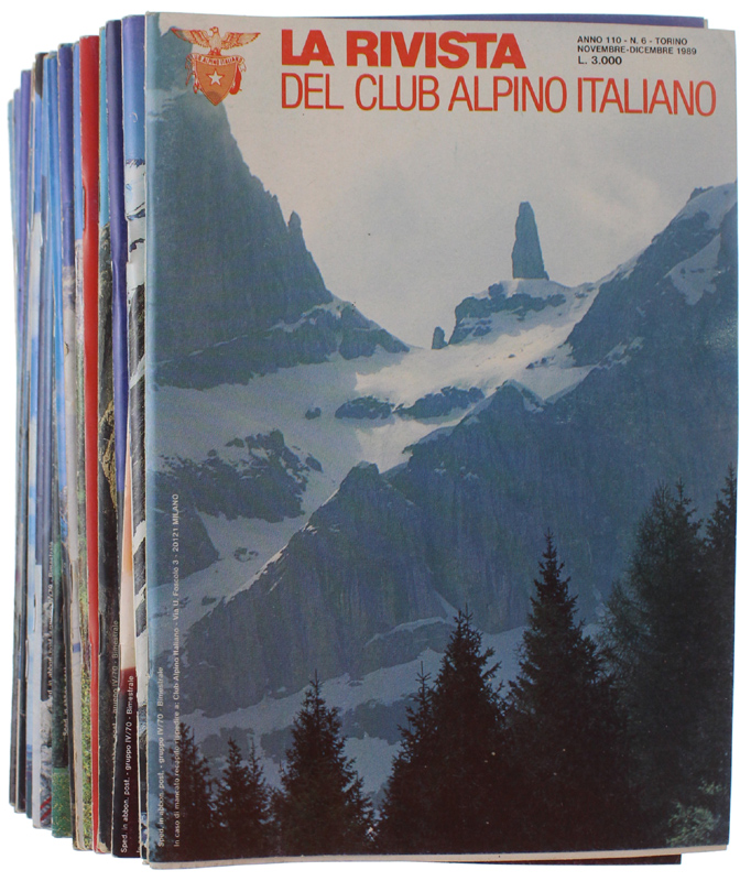 LA RIVISTA DEL CLUB ALPINO ITALIANO - Lotto di 22 …