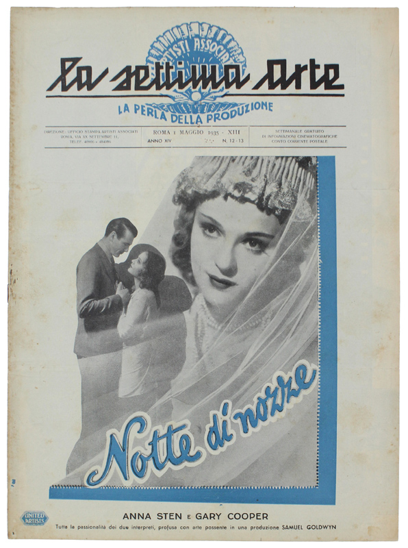 LA SETTIMA ARTE rivista Anno XIV - N. 12-13: 1 …