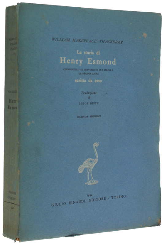 LA STORIA DI HENRY ESMOND colonnello al servizio di sua …