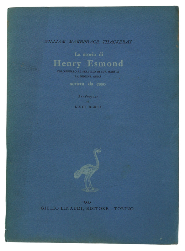 LA STORIA DI HENRY ESMOND colonnello al servizio di sua …