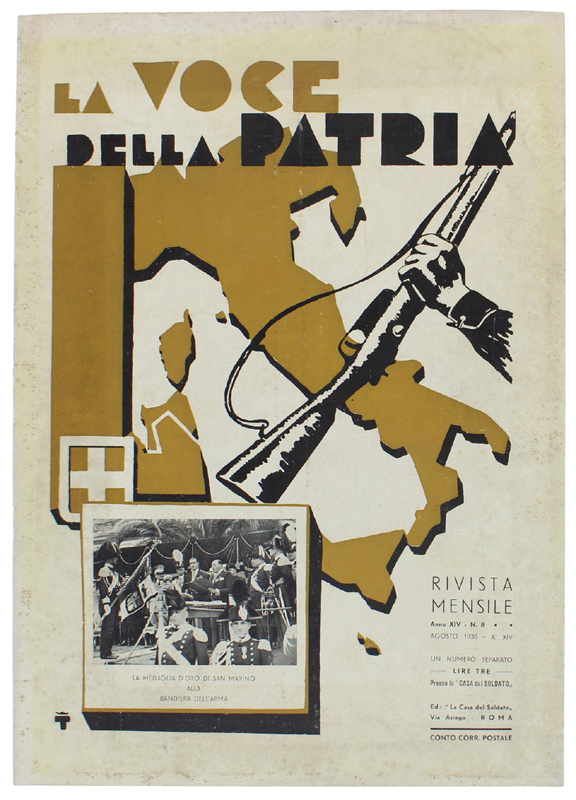 LA VOCE DELLA PATRIA. Rivista mensile. Anno XIV N. 8, …
