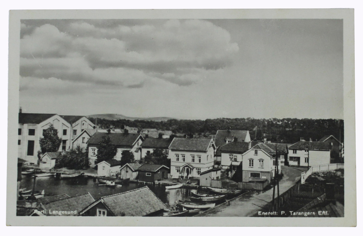 LANGESUND 1953: POSTCARD (9 x 14 cm)