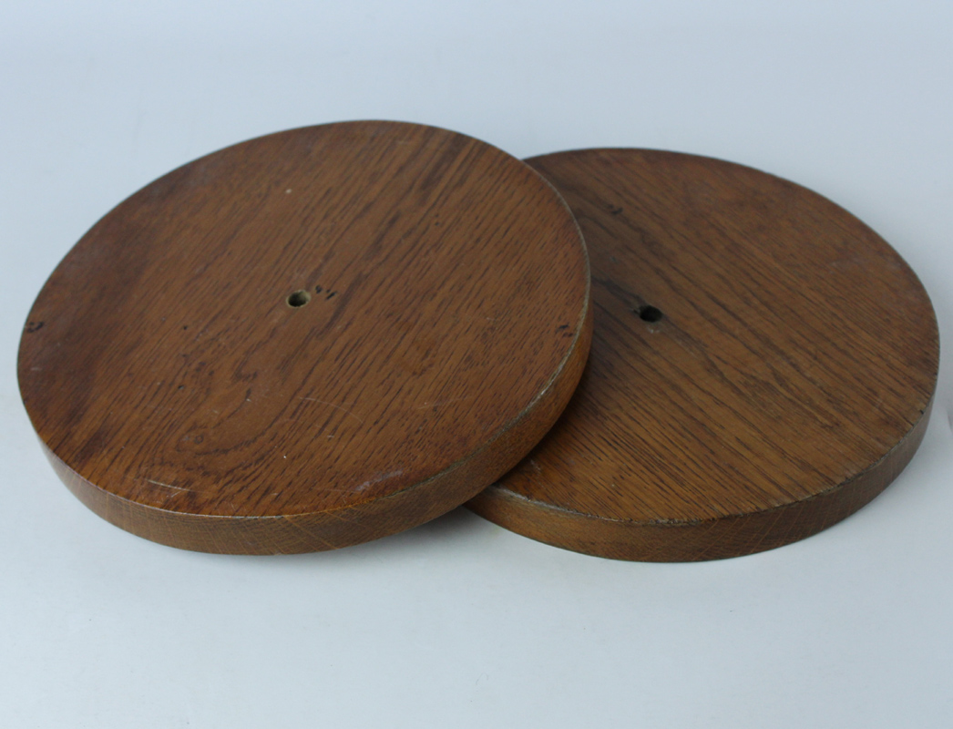 LEGNO MASSELLO: DUE DISCHI CM 21x2