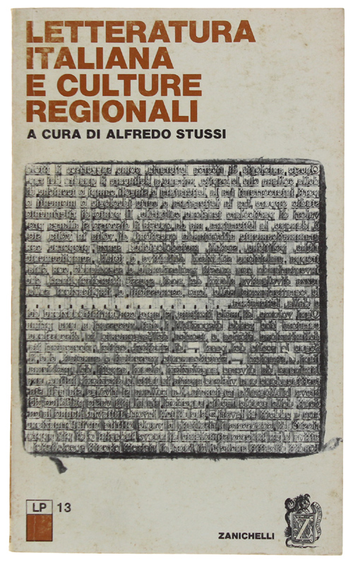 LETTERATURA ITALIANA E CULTURE REGIONALI