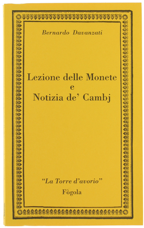 LEZIONE DELLE MONETE E NOTIZIA DE' CAMBJ.