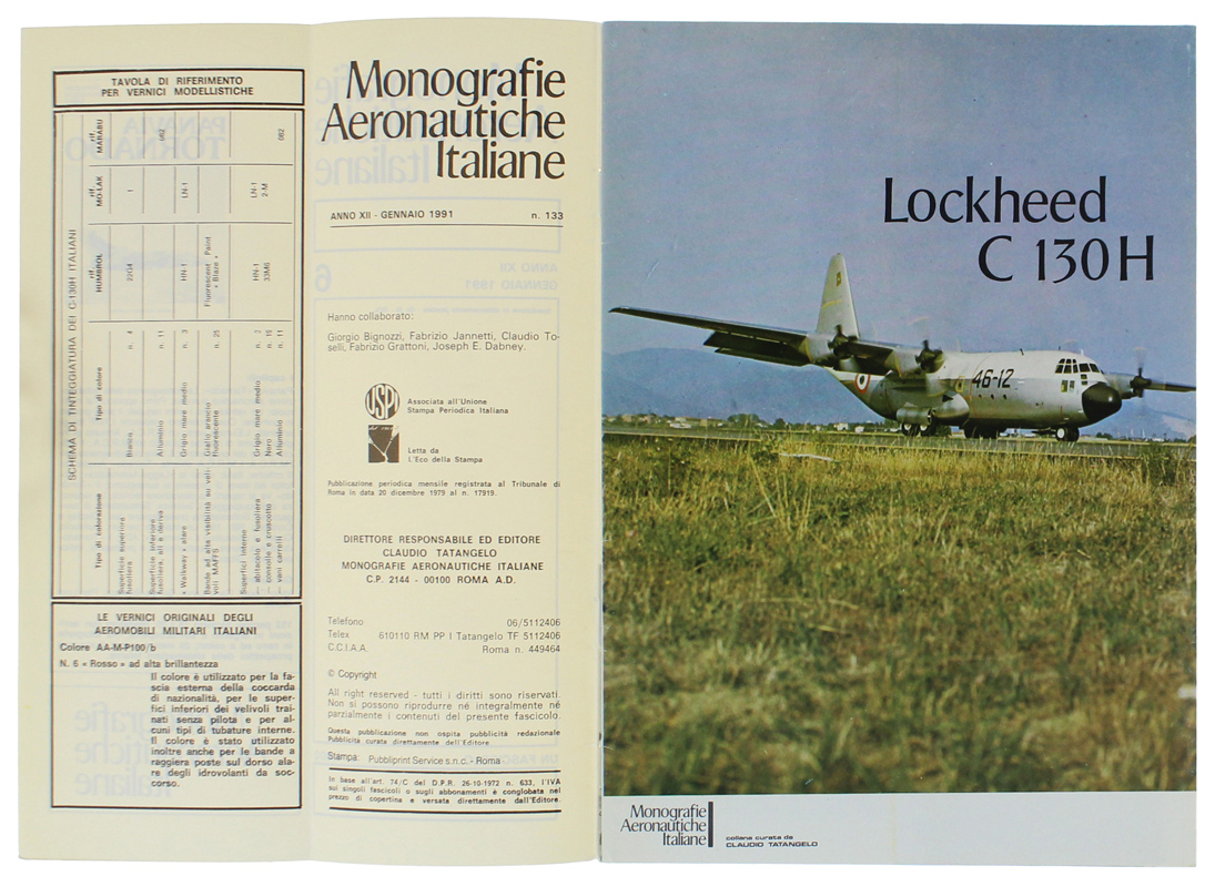LOCKHEED C 130 H - Monografie Aeronautiche Italiane n. 6 …