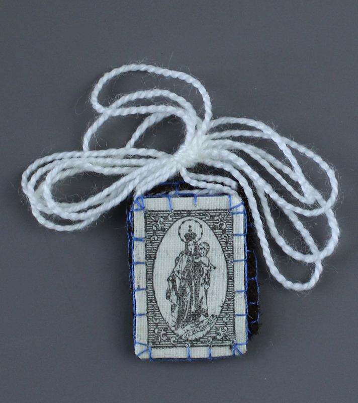 MADONNA DI OROPA: MINISCAPOLARE VINTAGE (conservato allo stato di nuovo)