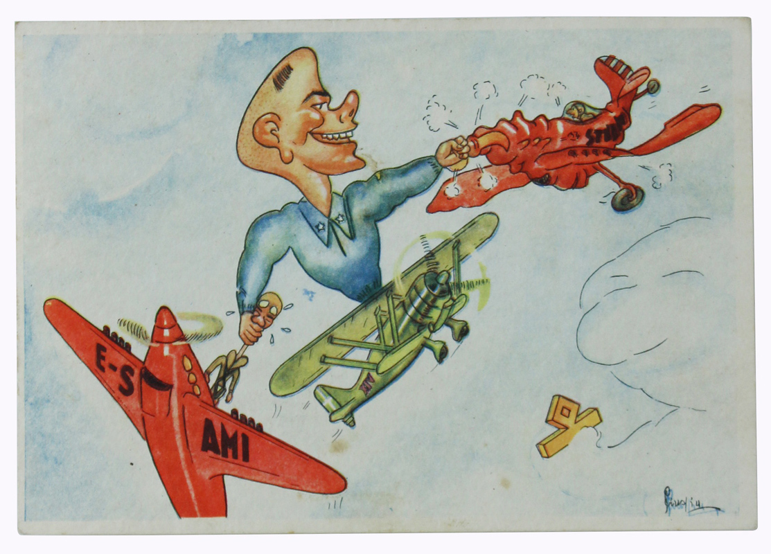 MAK P 100 - XIV CORSO INTEGRAZIONE R.ACCADEMIA AERONAUTICA (cartolina)