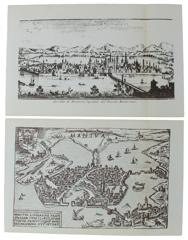 MANTOVA: DUE ANTICHE MAPPE / VEDUTE - Ristampe anastatiche (1970 …