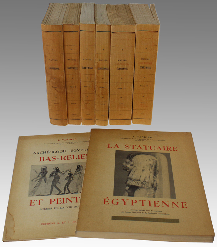 MANUEL D'ARCHEOLOGIE EGYPTIENNE. Tome I (2 volumes) + Tome II …