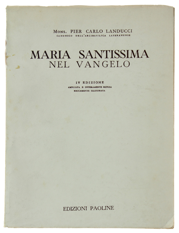 MARIA SANTISSIMA NEL VANGELO