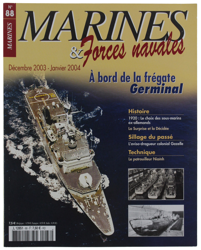 MARINES & FORCES NAVALES n. 88: Germinal Surprise Gazelle Niamh …