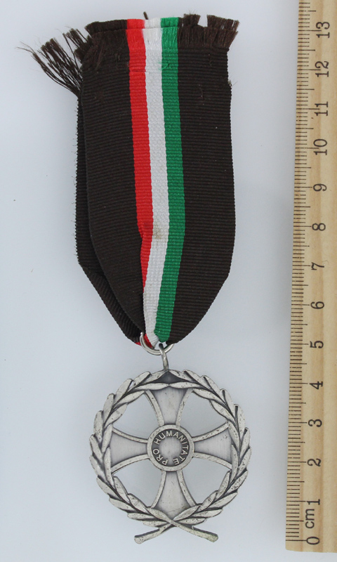 MEDAGLIA “PRO HUMANITATE” (Soccorso Umanitario)