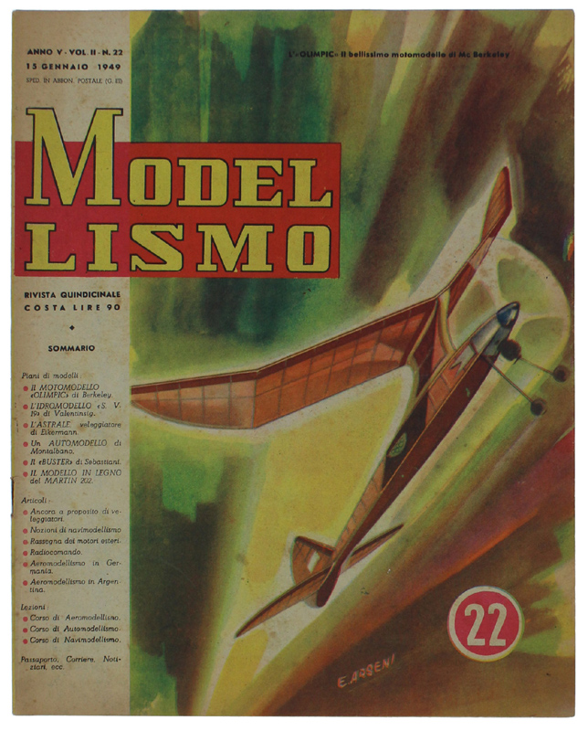 MODELLISMO. Anno V/1949 - N. 22