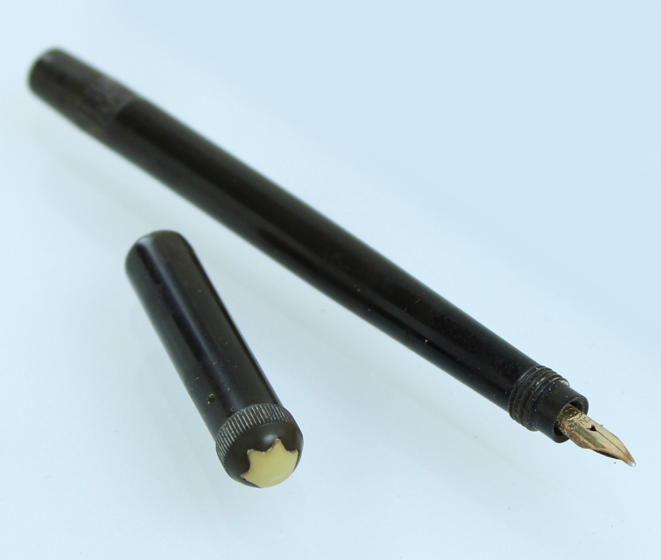 MONT BLANC stilografica "Micro" pennino oro retrattile lunga 83 mm …