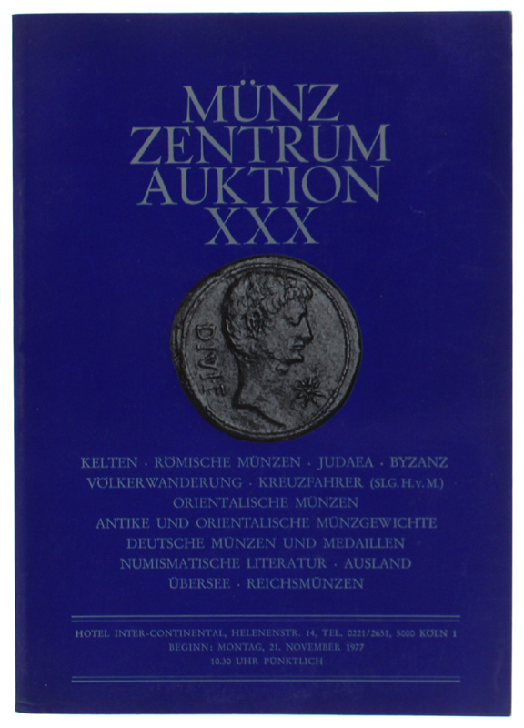 MÜNZ ZENTRUM AUKTION XXX: 21. November 1977
