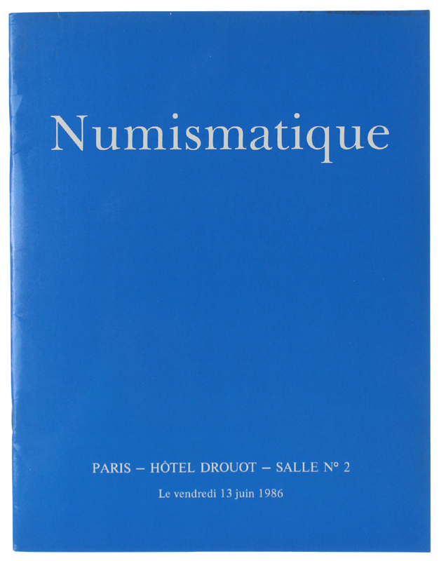 NUMISMATIQUE. Paris le 13 juin 1986