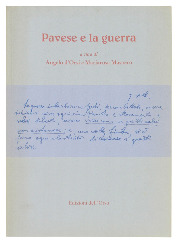 PAVESE E LA GUERRA
