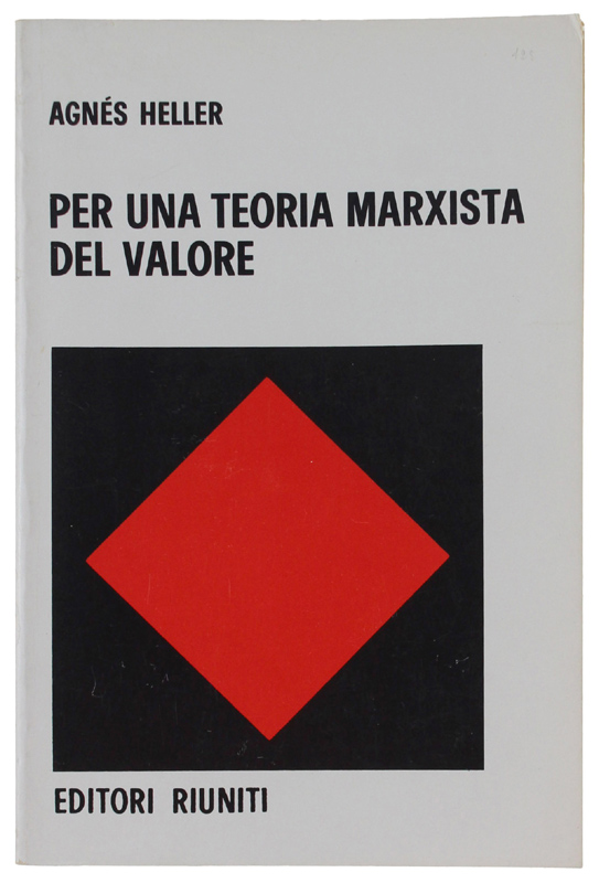 PER UNA TEORIA MARXISTA DEL VALORE [come nuovo]