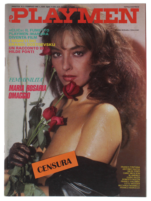 PLAYMEN - Febbraio 1985: Maria Rosaria Omagggio [come nuovo]