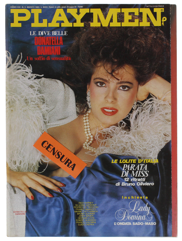 PLAYMEN - Marzo 1985: Donatella Damianii [come nuovo]