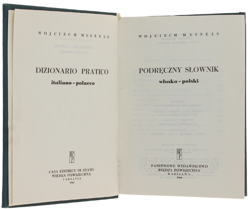 DIZIONARIO PRATICO ITALIANO-POLACCO - PODRECZNY SLOWNIK WLOSKO-POLSKI.