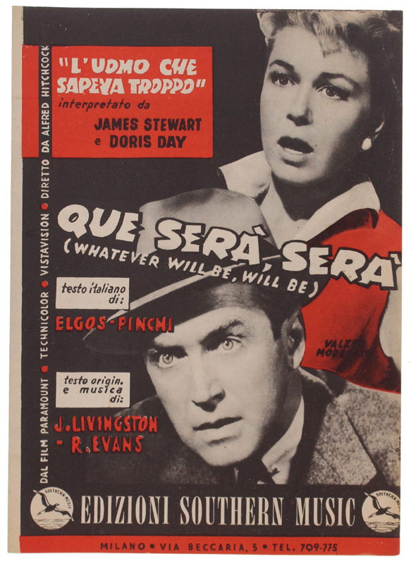 QUE SERA', SERA' (Whatever will be, will be). Spartito x …