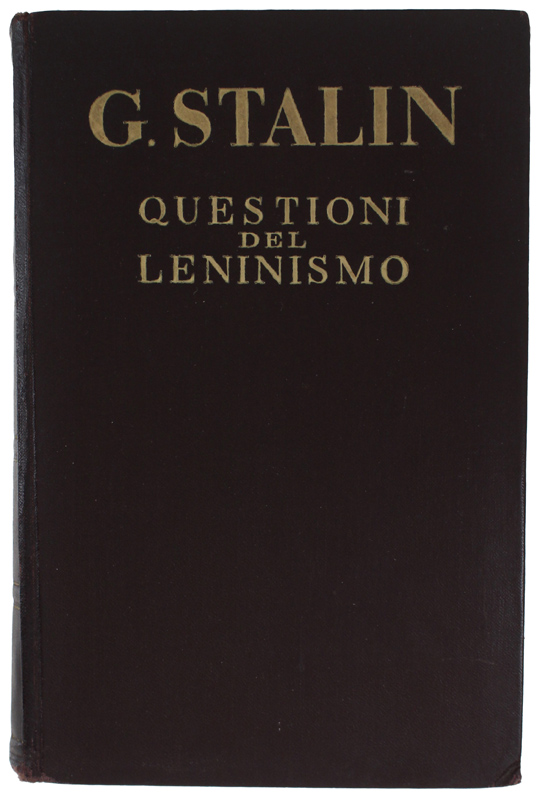 QUESTIONI DEL LENINISMO.