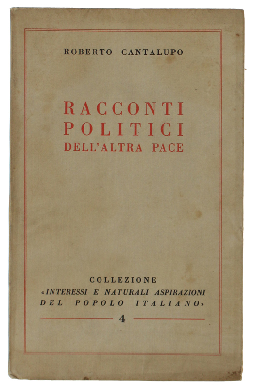RACCONTI POLITICI DELL'ALTRA PACE.