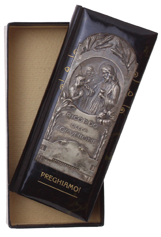 RAFFINATO VOLUMETTO Libro vintage ricordo della prima comunione: PREGHIAMO ! …