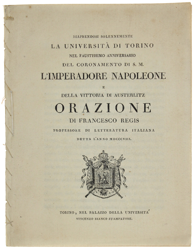 RIAPRENDOSI SOLENNEMENTE LA UNIVERSITA' DI TORINO NEL FAUSTISSIMO ANNIVERSARIO DEL …