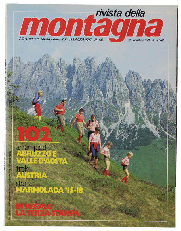 RIVISTA DELLA MONTAGNA. N.102/1988