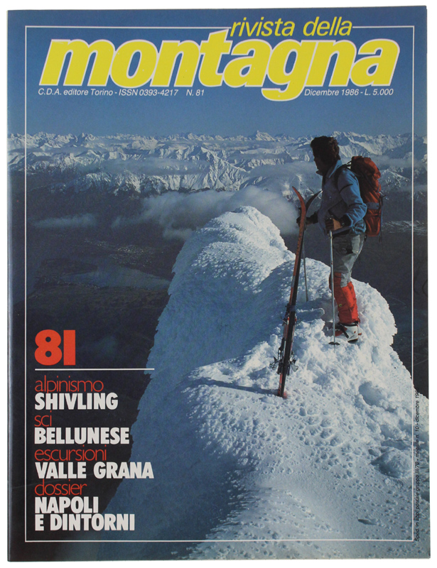 RIVISTA DELLA MONTAGNA. N. 81/1986