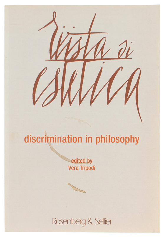 RIVISTA DI ESTETICA N. 64 (1/2017) : DISCRIMINATION IN PHILOSOPHY …