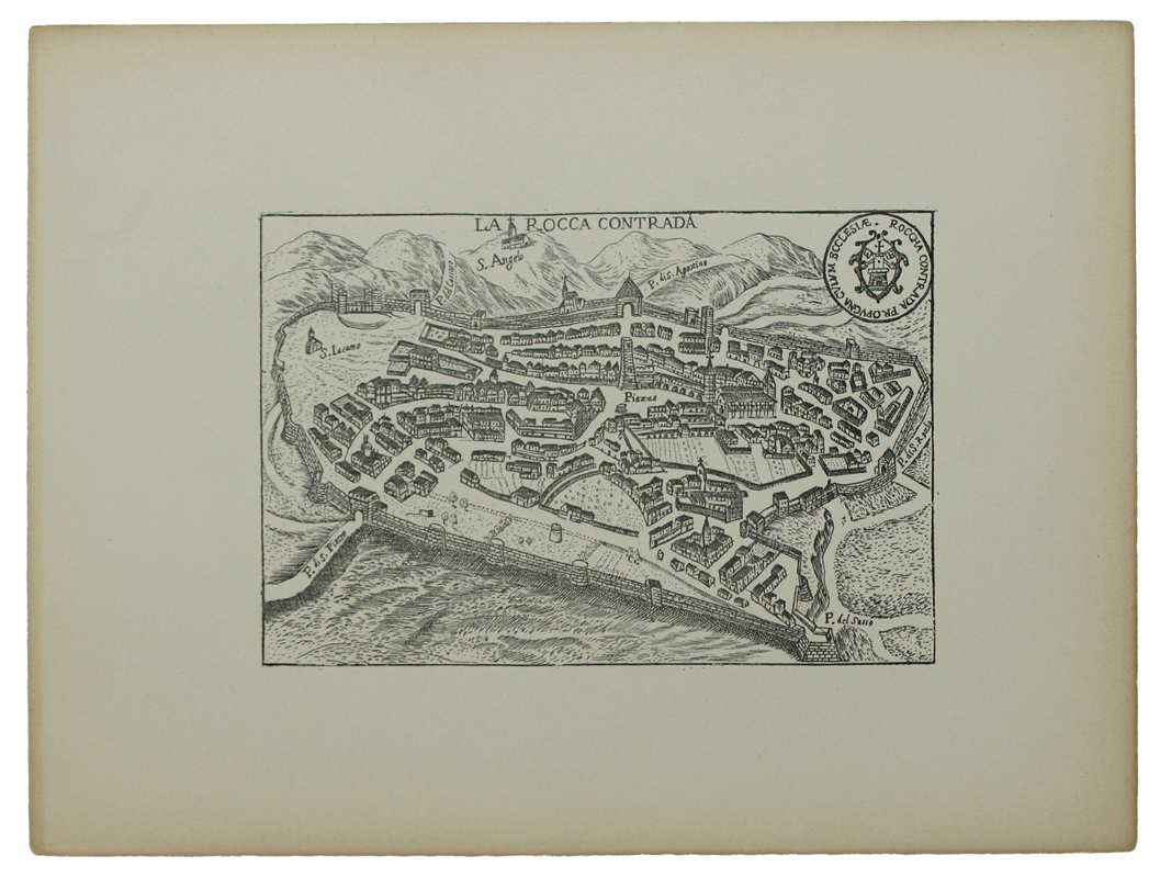 ROCCA CONTRADA: ANTICA MAPPA / VEDUTA - Ristampa anastatica (1970 …