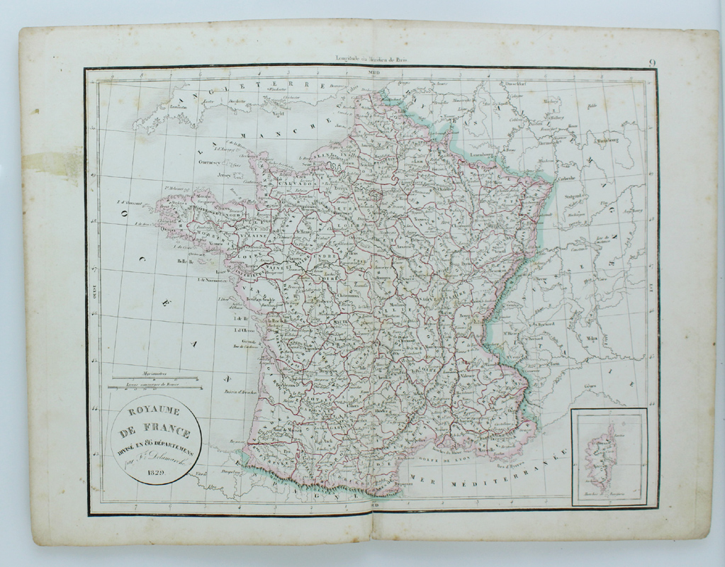 ROYAUME DE FRANCE divsée en 86 départements