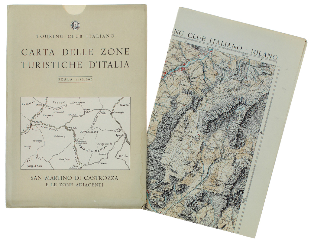 SAN MARTINO DI CASTROZZA E LE ZONE ADIACENTI. Carta delle …