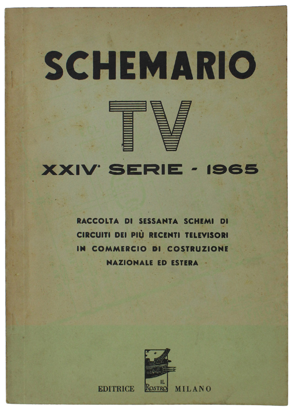 SCHEMARIO TV - XXIV SERIE - 1965.