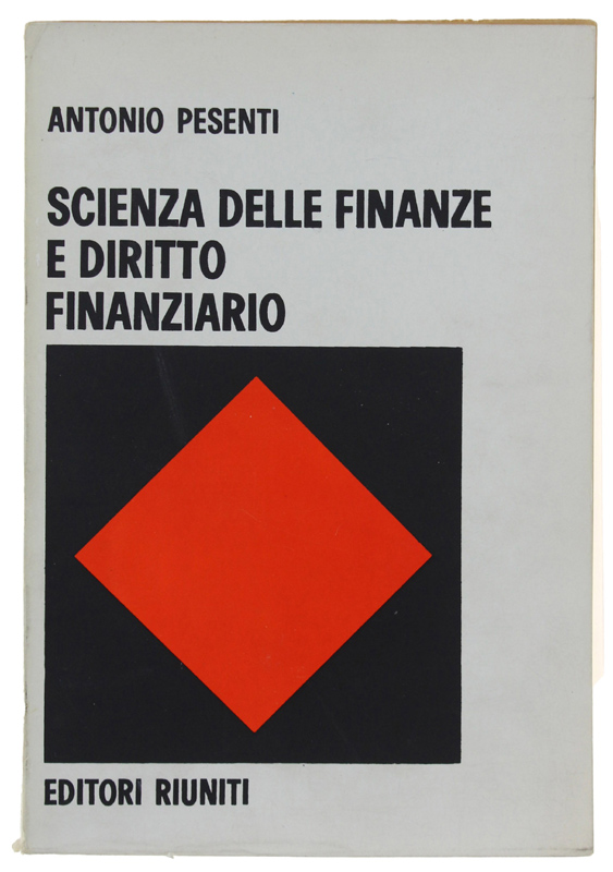 SCIENZA DELLE FINANZE E DIRITTO FINANZIARIO.