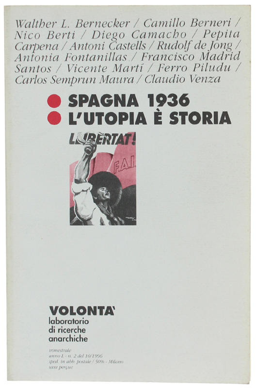 SPAGNA 1936. L'UTOPIA E' STORIA